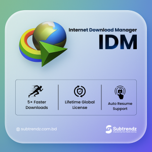 Internet Download Manager (IDM) – Lifetime Global License | 1 PC