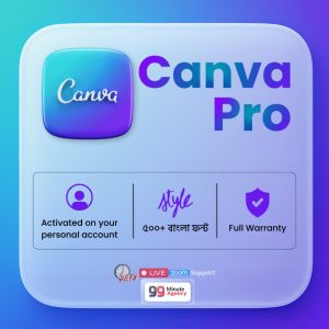 Canva Premium – Lifetime Access with Personal Email | বাংলা ফন্ট সহ